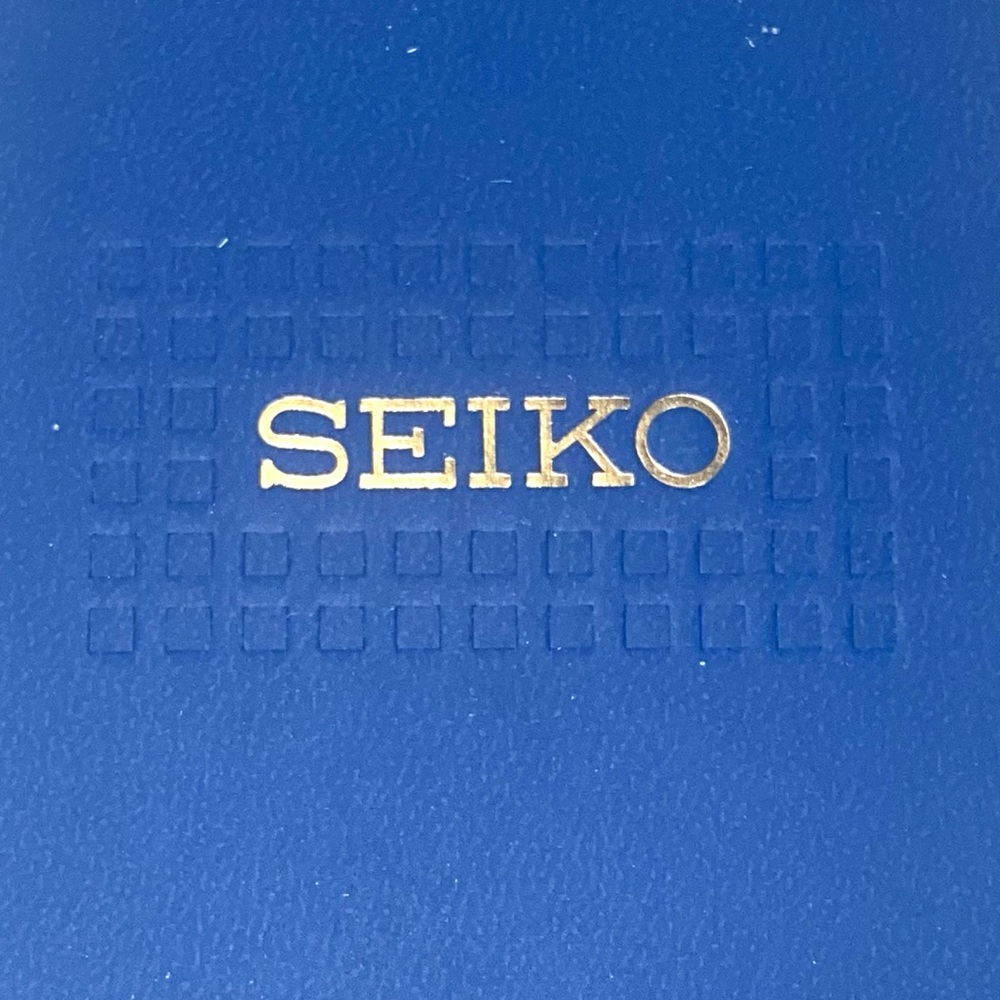 Auth Seiko Blue Empty Presentation Storage Displa… - image 2